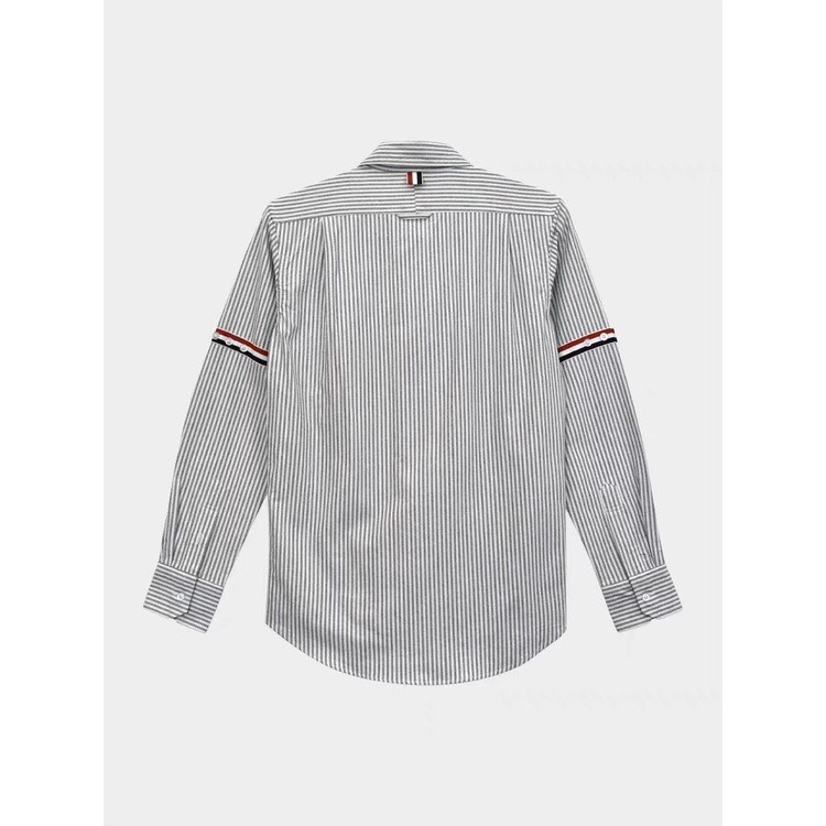 Áo Somi Nam Dài tay Kẻ Bạc Họa Tiết 3 Sọc 2 Bên Tay Bản Siêu cấp Hottrend