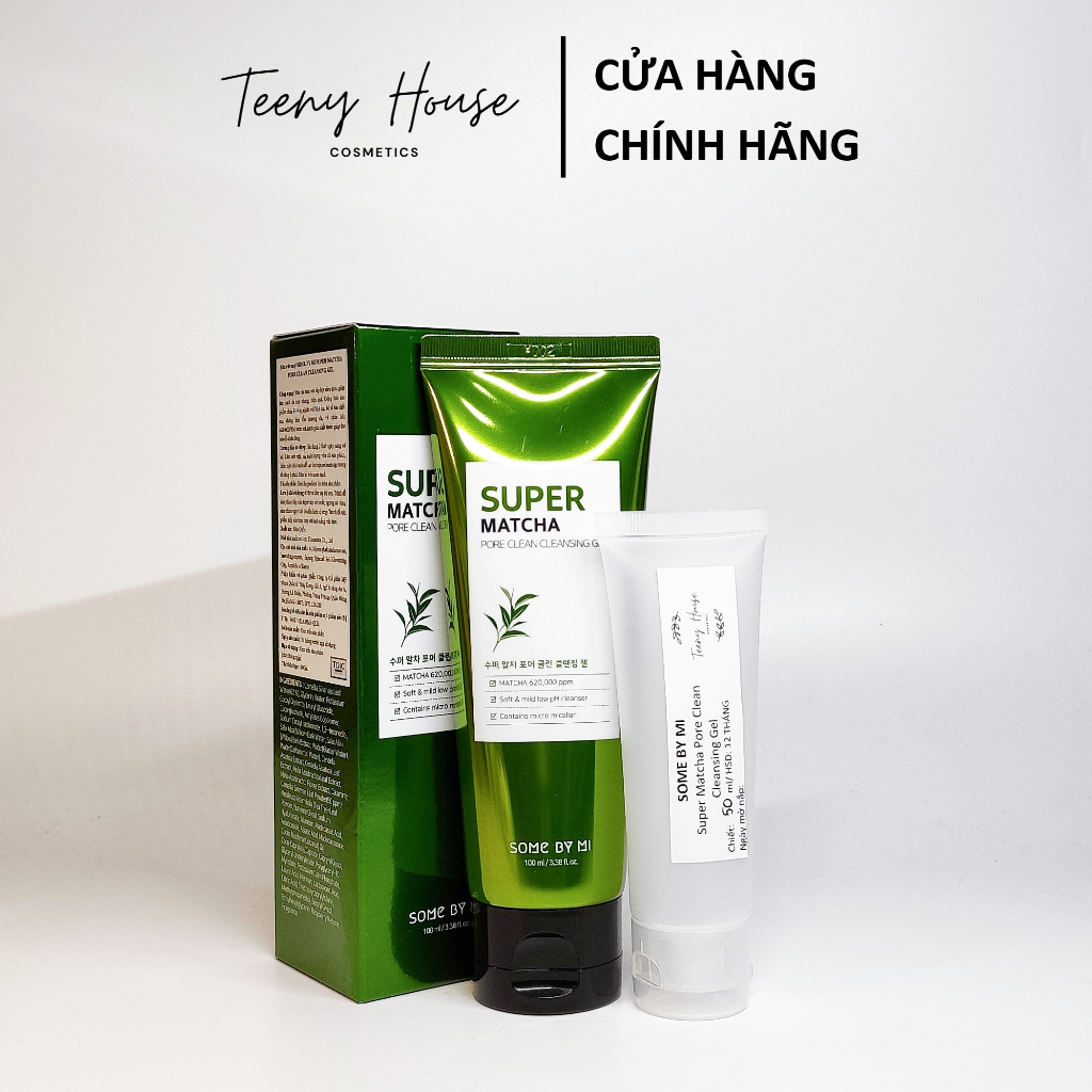 Sữa rửa mặt chiết xuất trà xanh Some By Mi Super Matcha Pore