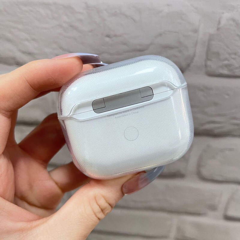 Bao da tai nghe airpods pro HOLOCOM V02 - Case silicon bảo vệ airpod pro kèm móc khóa - Chống va đạp - Chống trầy xước