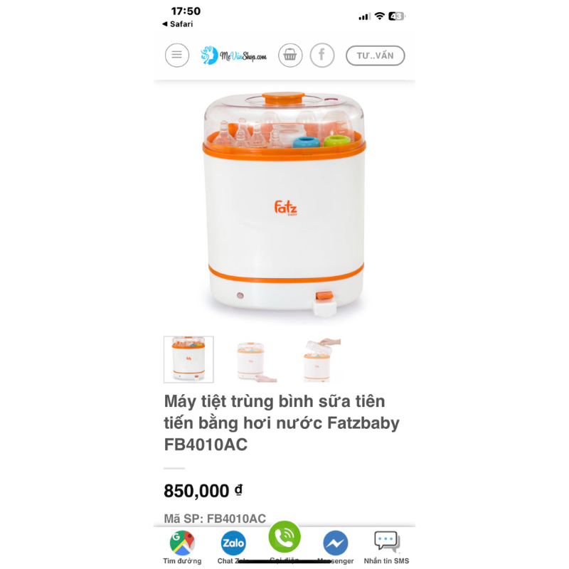 Máy tiệt trùng Fatz 8b