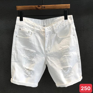 Quần short jean nam thêu chất bò cotton quần lửng jean quần rin nam ngắn nhiều mẫu đẹp qs250