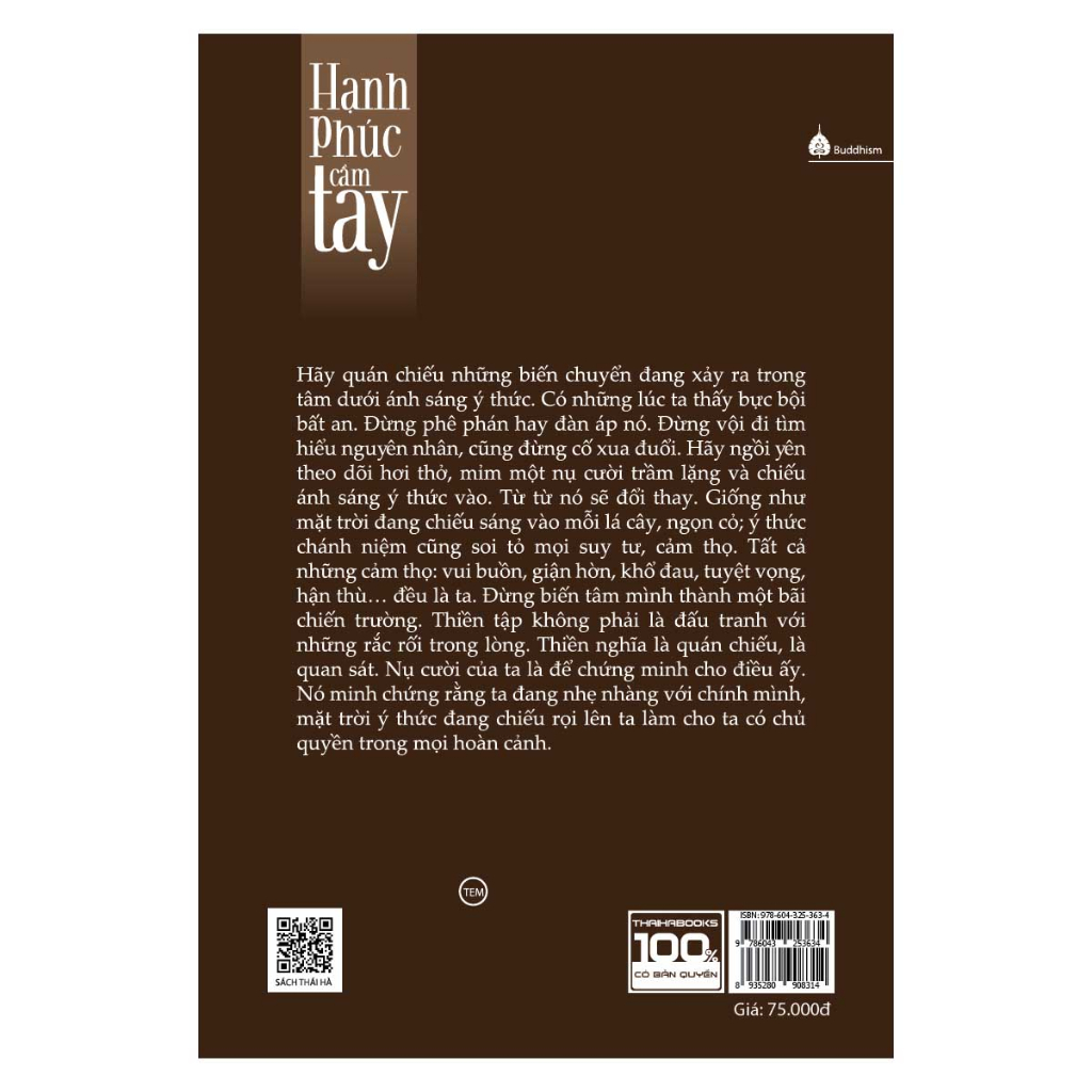 Sách - Hạnh Phúc Cầm Tay - Thích Nhất Hạnh