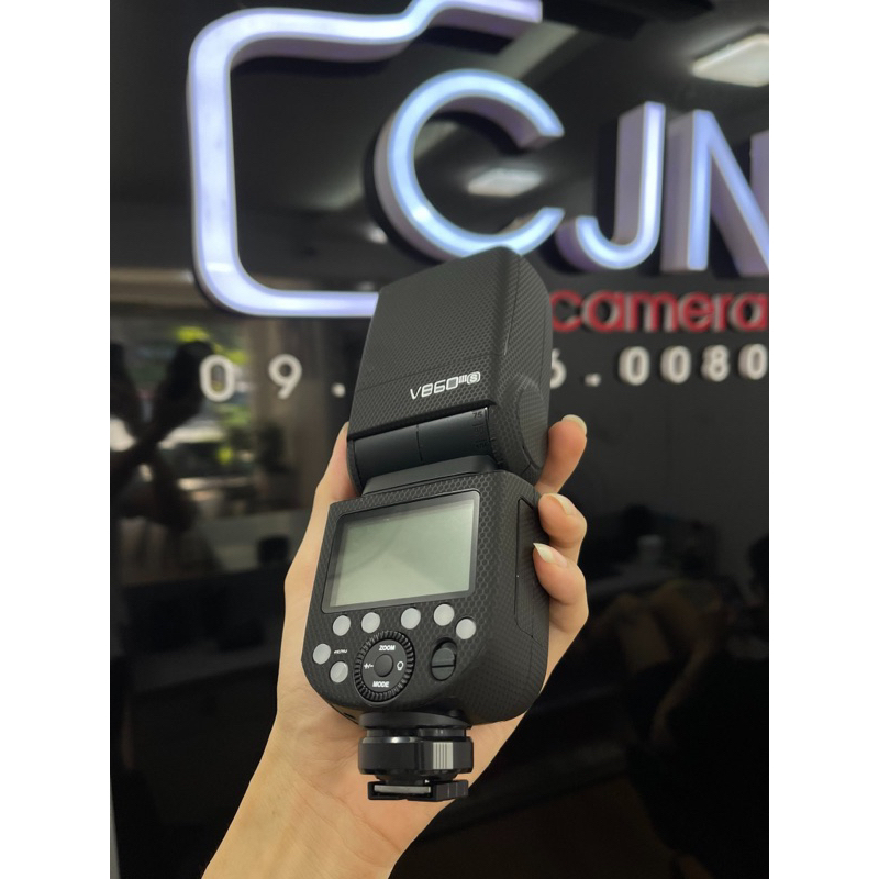 Miếng dán Skin 3M vân cao cấp cho Flash Godox V860ii , V860iii , Godox V1 for Canon, Nikon, Sony - CJN Camera