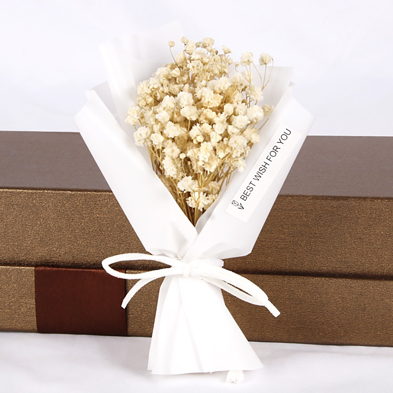 Bó hoa baby khô mini dùng trang trí hộp quà, làm quà tặng, quà lưu niệm