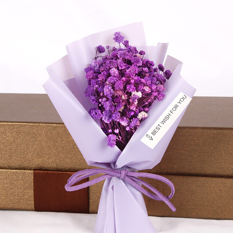 Bó hoa baby khô mini dùng trang trí hộp quà, làm quà tặng, quà lưu niệm