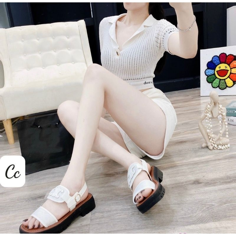 cv Sandal Đế 3p Celin Da Mềm Êm Fullbox Cao Cấp