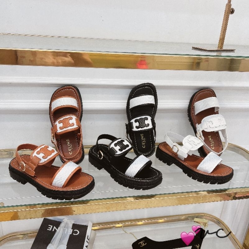 cv Sandal Đế 3p Celin Da Mềm Êm Fullbox Cao Cấp