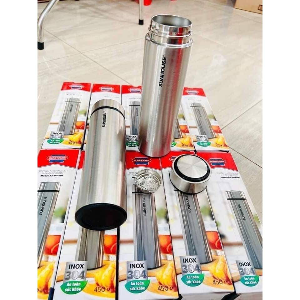 BÌNH GIỮ NHIỆT SUNHOUSE INOX 304 KHO HÀNG GIÁ RẺ NGUYỄN VY