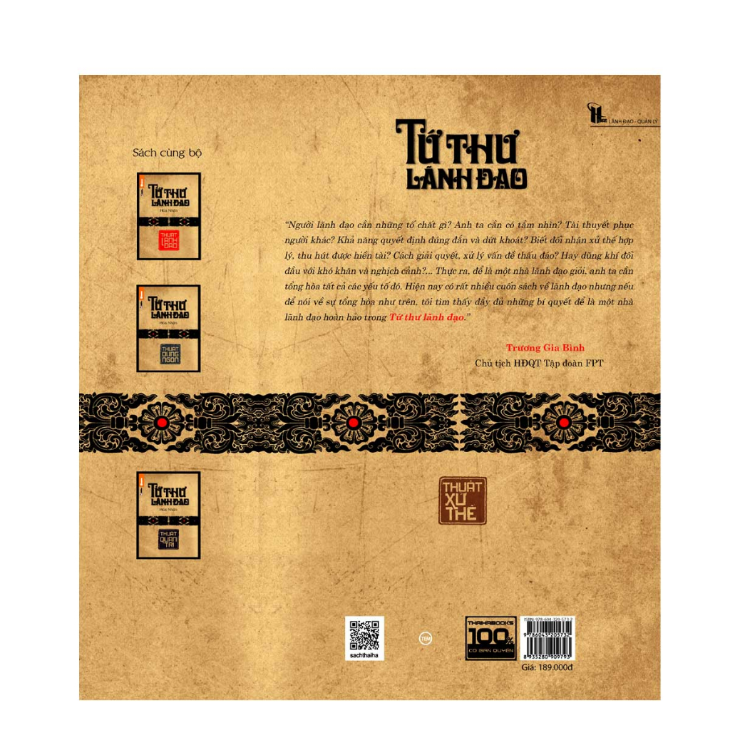 Sách - Tứ Thư Lãnh Đạo - Thuật Xử Thế