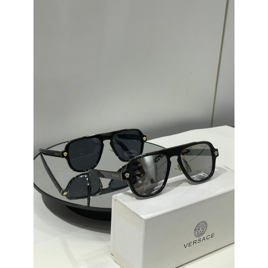 Kính Râm Nam Nữ VERSACE Chống UV tặng kèm hộp nhựa.Kính Mát Nam Nữ Thời trang Phong Cách Italy