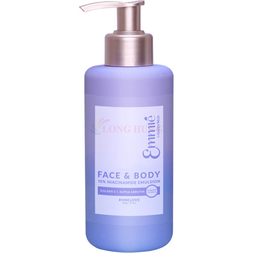 Kem dưỡng thể Emmié Face & Body 10% Niacinamide Emulsion làm trắng da (230g)