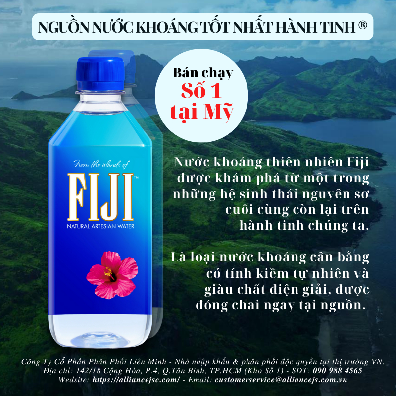 Nước Khoáng Thiên Nhiên Fiji 500ml