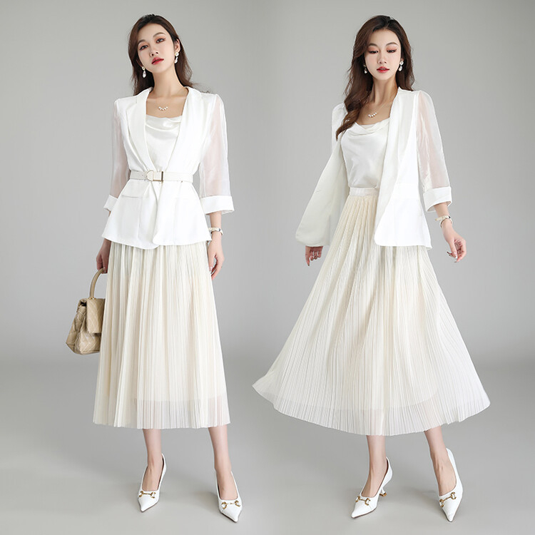 Chân váy von xếp ly midi hàng nhập khẩu cao cấp Oxatyl CV558