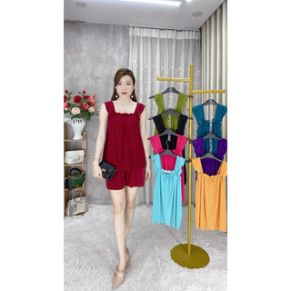 Set bộ mặc nhà/ ĐÙI CÁNH TIÊN chất vải thun lạnh, co giãn 4 chiều ( 3 size 45-80kg)