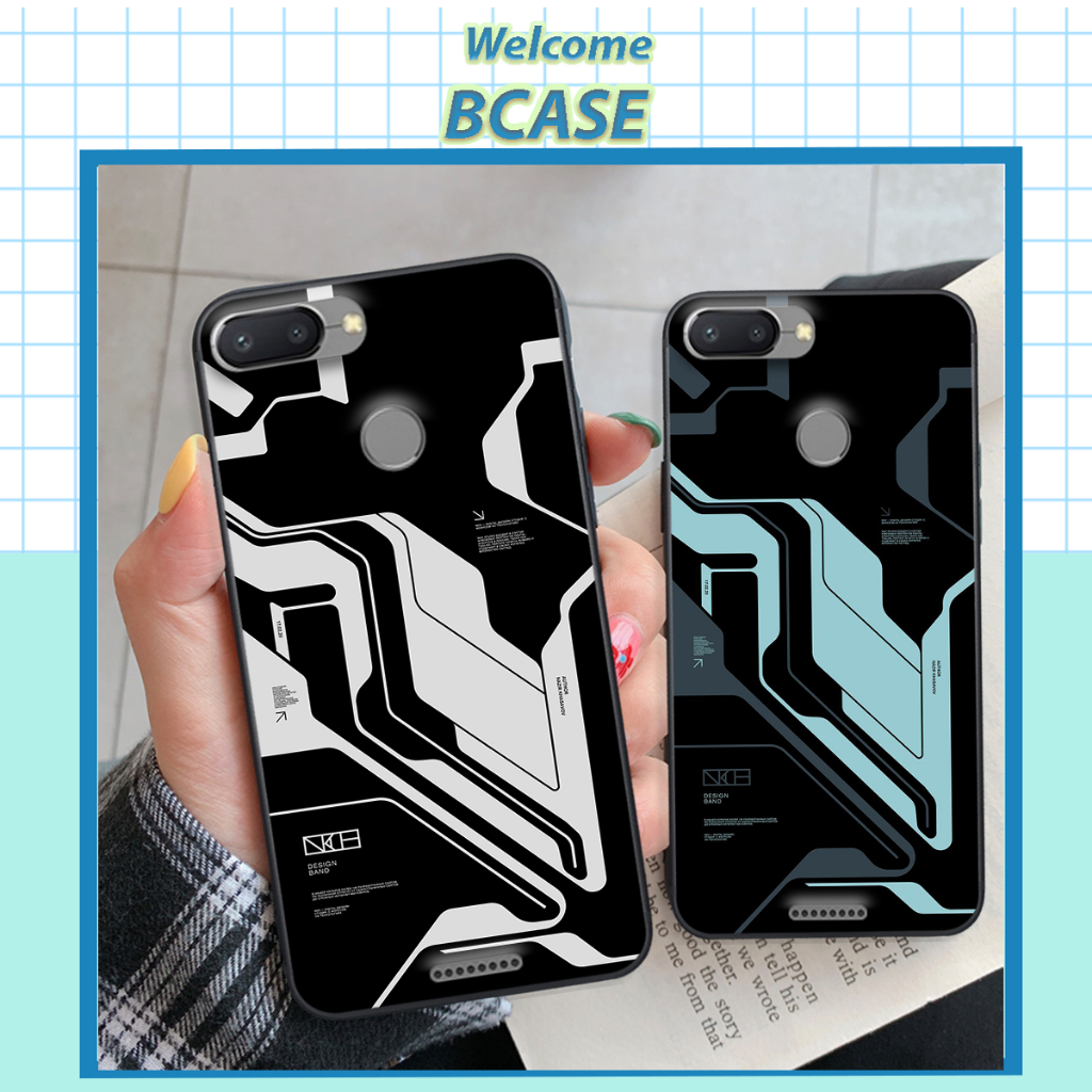 Ốp lưng Xiaomi Redmi 6 / Redmi 6A in họa tiết máy móc, siêu nhân ngầu cute bền