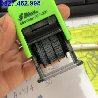 Con dấu đóng Ngày Tháng Năm 3mm