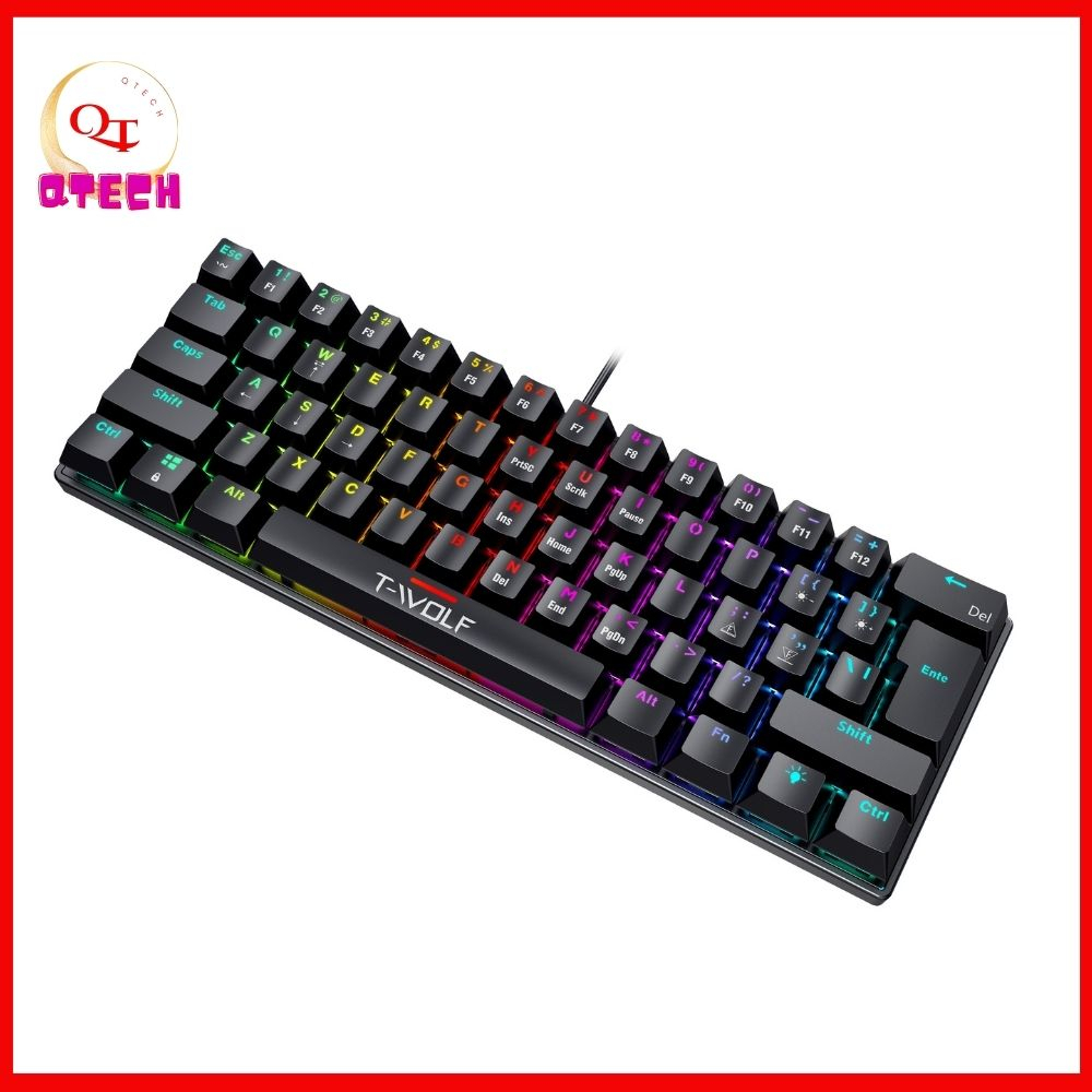 Bàn phím cơ có dây đèn led chính hãng HP GK400Y keyboard gaming máy tính cao cấp