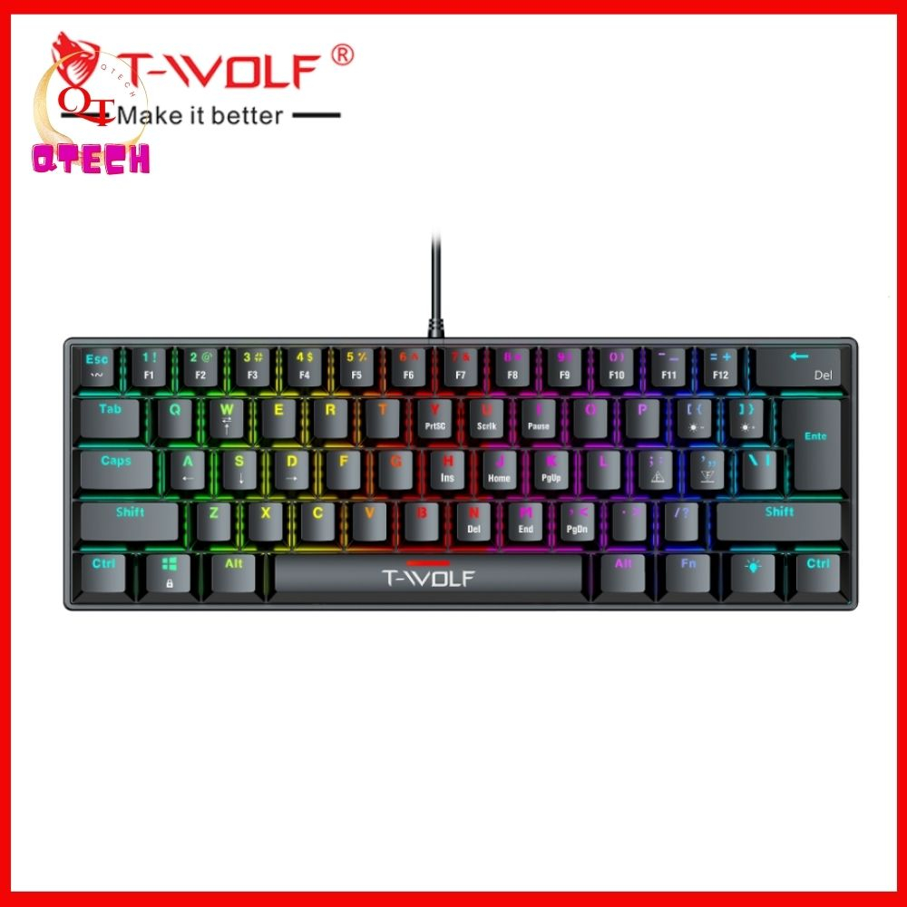 Bàn phím cơ có dây đèn led chính hãng HP GK400Y keyboard gaming máy tính cao cấp