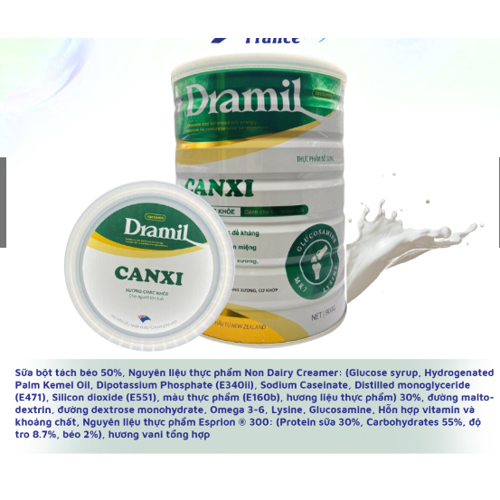 Sữa Dramil Canxi giúp xương chắc khỏe, phòng ngừa loãng xương thoái hóa khớp.