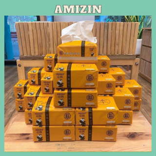 (Loại 1) Thùng 30 gói giấy ăn gấu trúc sipao loại 1 siêu dai AMIZIN