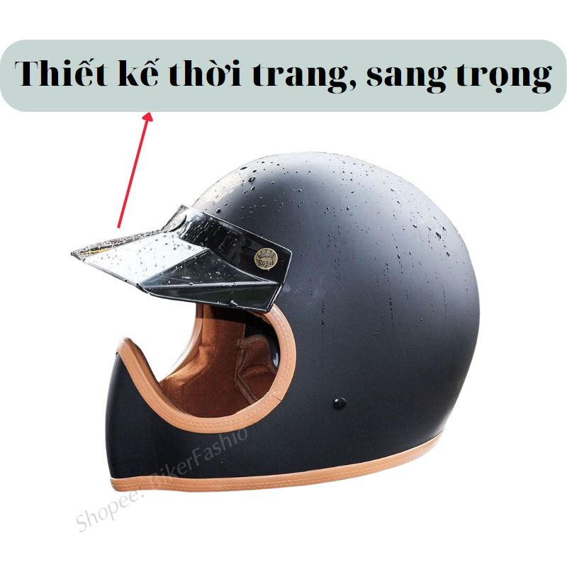 Lưỡi Trai Royal Che Nắng Gắn Nón Bảo Hiểm 3/4 1/2 và Fullface