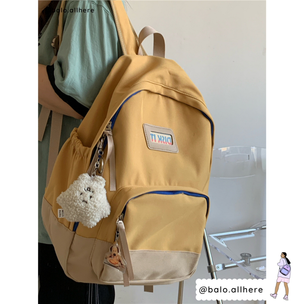 Balo Cặp Sách Đi Học Nam Nữ Lớn Không Thấm Nước