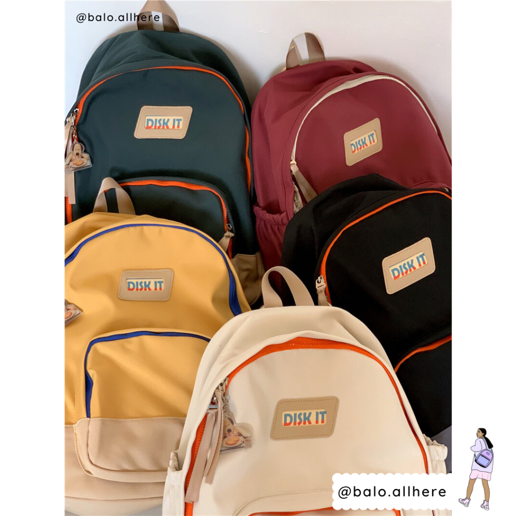 Balo Cặp Sách Đi Học Nam Nữ Lớn Không Thấm Nước