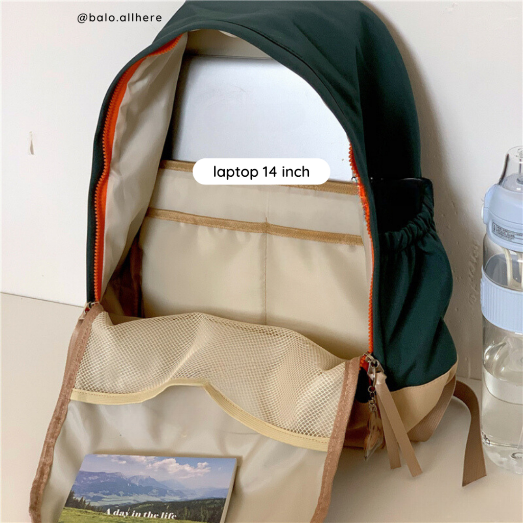 Balo Cặp Sách Đi Học Nam Nữ Lớn Không Thấm Nước