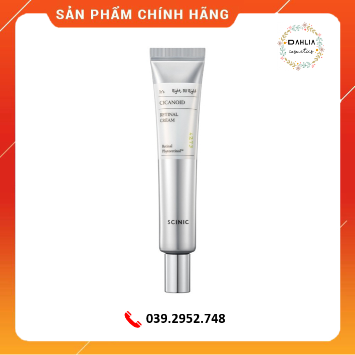 Kem dưỡng trẻ hóa da SCINIC Cicanoid Retinal Cream 30ml