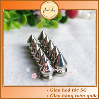 Set 10 đinh tán inox đầu nhọn bút chì có ốc vặn