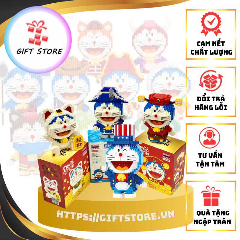 Mô hình đồ chơi lắp ráp lego DOREMON balody , LP
