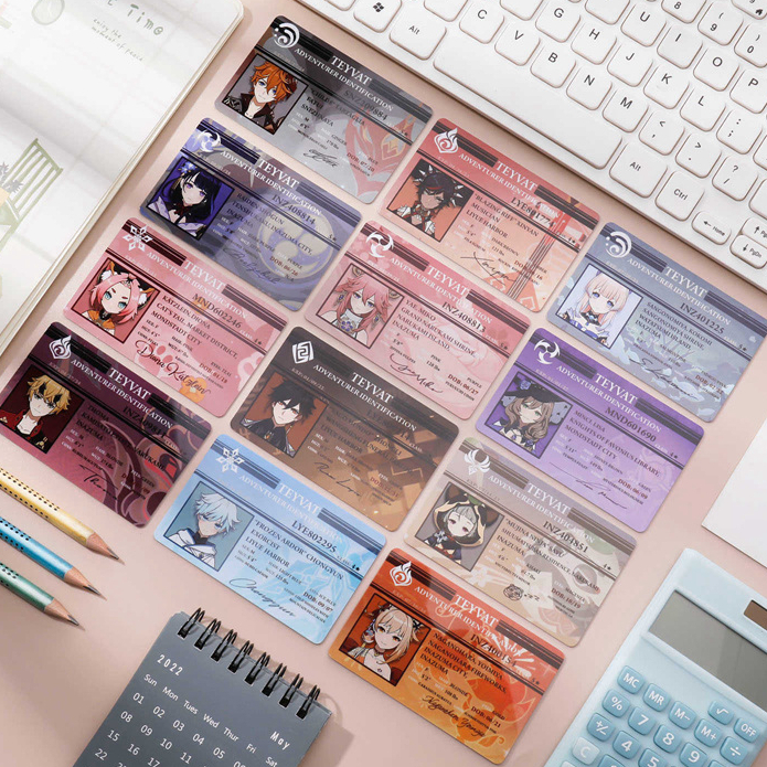 Ảnh thẻ ID danh thiếp nhân vật game Genshin Impact