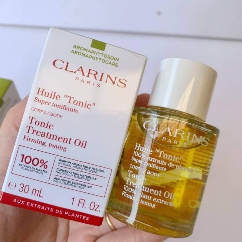 Dầu dưỡng body rạn da Clarins Huile Tonic 30ml (600K)