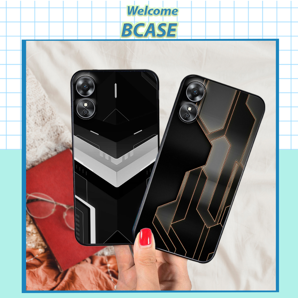 Ốp lưng Oppo A17 / A17K / A58 5G / A78 / A98 5G in họa tiết máy móc, siêu nhân ngầu cute bền