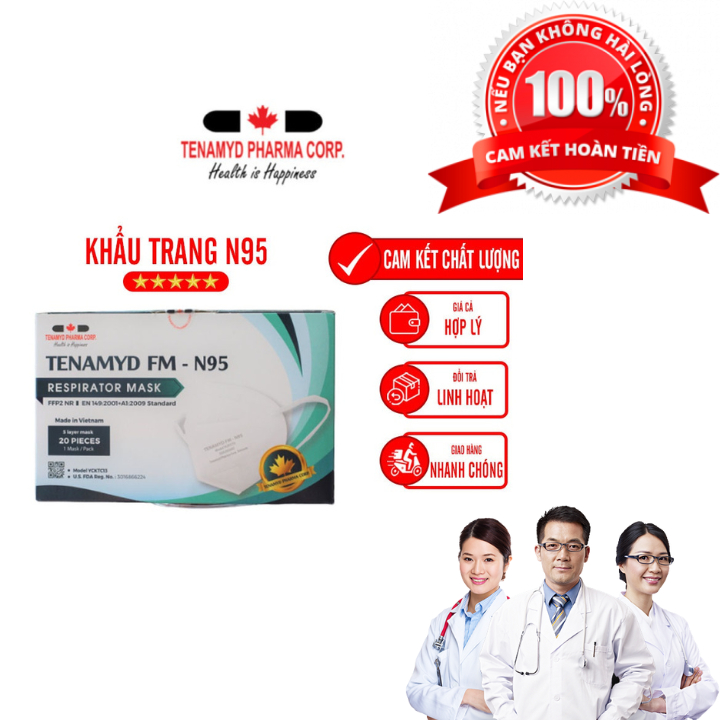 Khẩu Trang N95 Tenamyd Chính Hãng