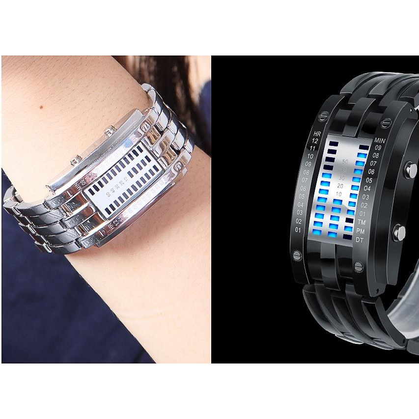 Đồng Hồ Nam Đèn Led SKMEI 0953 Iron Man - Led 3 Vạch - Thiết Kế Tương Lai - Chống Nước Chống Xước - CHÍNH HÃNG