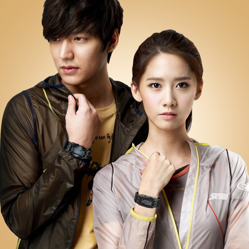 Đồng Hồ Nam Đèn Led SKMEI 0953 Iron Man - Led 3 Vạch - Thiết Kế Tương Lai - Chống Nước Chống Xước - CHÍNH HÃNG