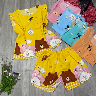 Bộ đùi vải kt lụa mềm phom dưới 55kg