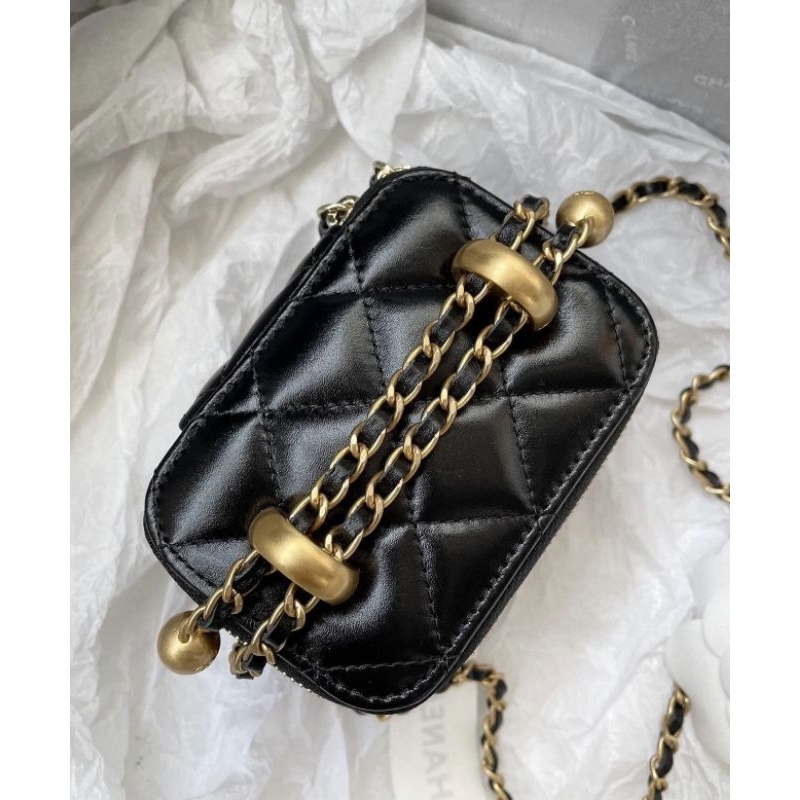 Túi xách nữ C.N Vanity sz10cm da bê non phom cực đẹp đeo yêu dã man fullbox xịn