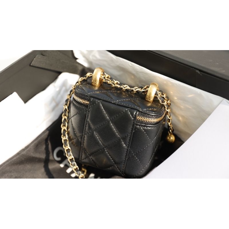 Túi xách nữ C.N Vanity sz10cm da bê non phom cực đẹp đeo yêu dã man fullbox xịn