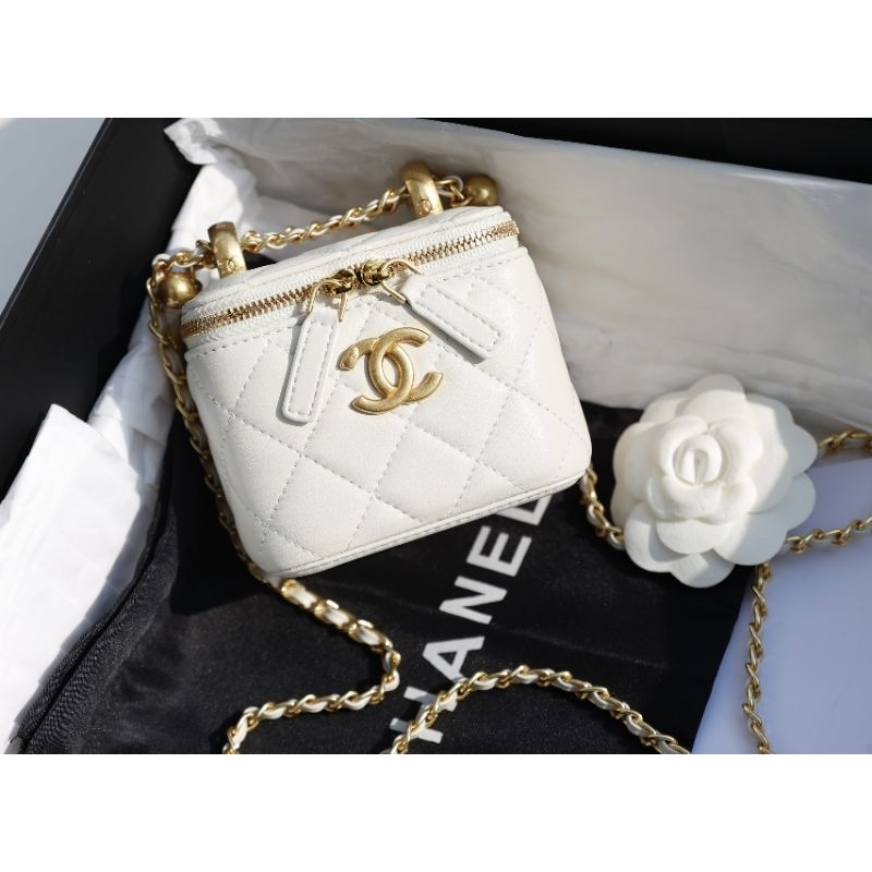 Túi xách nữ C.N Vanity sz10cm da bê non phom cực đẹp đeo yêu dã man fullbox xịn