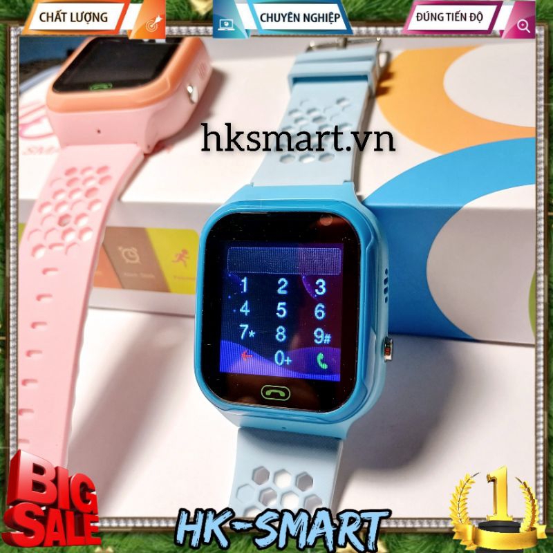 Đồng hồ thông minh trẻ em HKSMART C36S Lắp sim 4G Gọi video, sạc nam châm chống nước