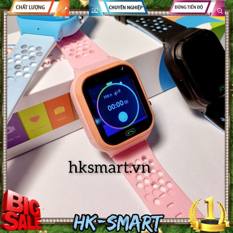 Đồng hồ thông minh trẻ em HKSMART C36S Lắp sim 4G Gọi video, sạc nam châm chống nước