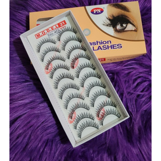 Hộp lông mi giả pn model 21 fashion lashes 10 cặp