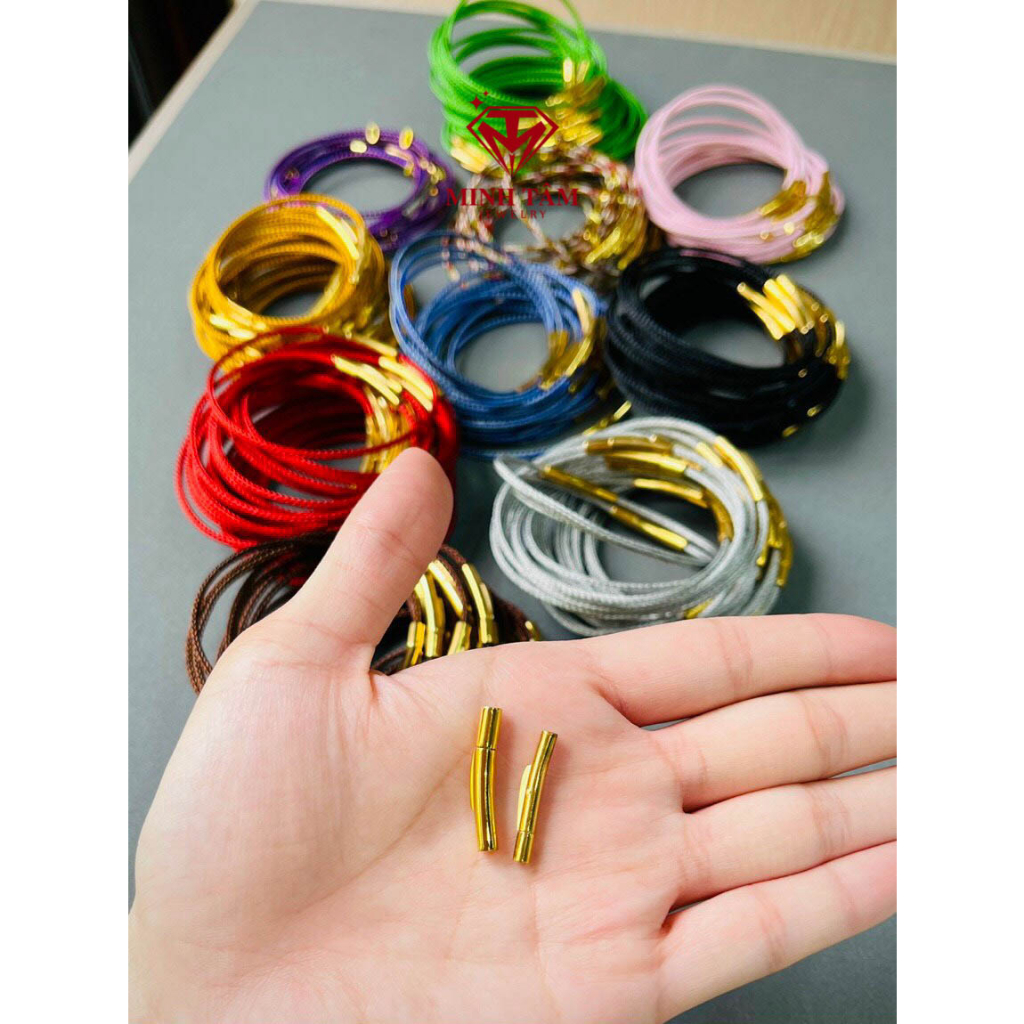 Vòng tay dây cước đeo charm size dây nhỏ 2mm-Minh Tâm Jewelry