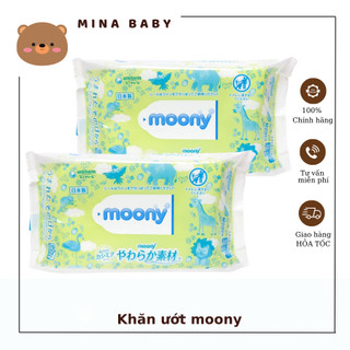 KHĂN ƯỚT MOONY NỘI ĐỊA NHẬT GÓI 80 TỜ