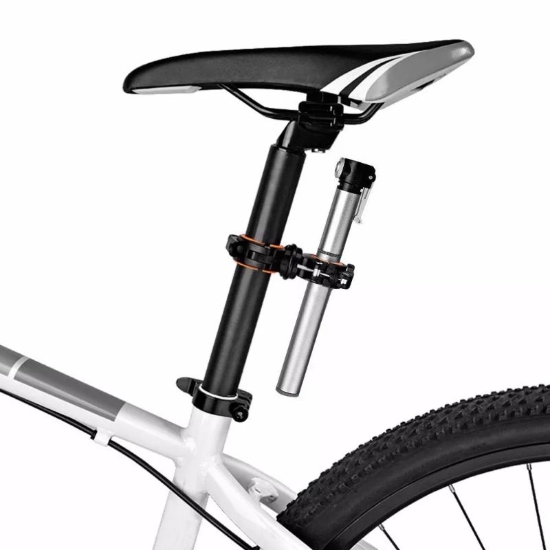 Kẹp đèn pin gắn xe máy, xe đạp