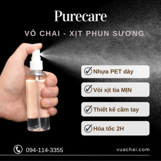 HÀNG SẴN-Chai nhựa Vòi xịt phun sương 10ml 30ml 50ml 100ml đựng xịt khoáng cồn, gel rửa tay mỹ phẩm