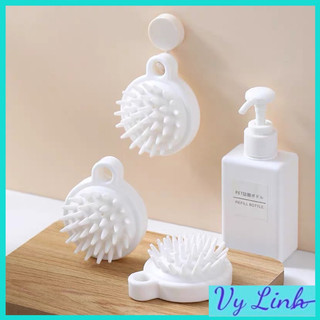 Lược gội đầu silicone , matxa da đầu làm sạch giảm rụng tóc L01