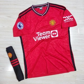 Quần áo đá bóng manchester united đỏ sân nhà 2023 - haluky